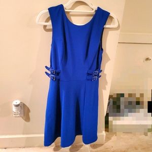 Royal Blue Fit & Flare Dress